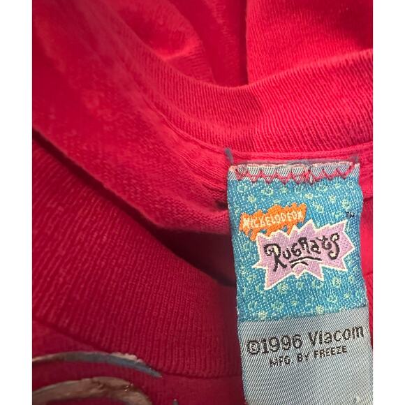 Vintage 90's Rugrats  Single Stitch Short Sleeve T Shirt sz M-kids-Fits XS/S - Picture 7 of 8